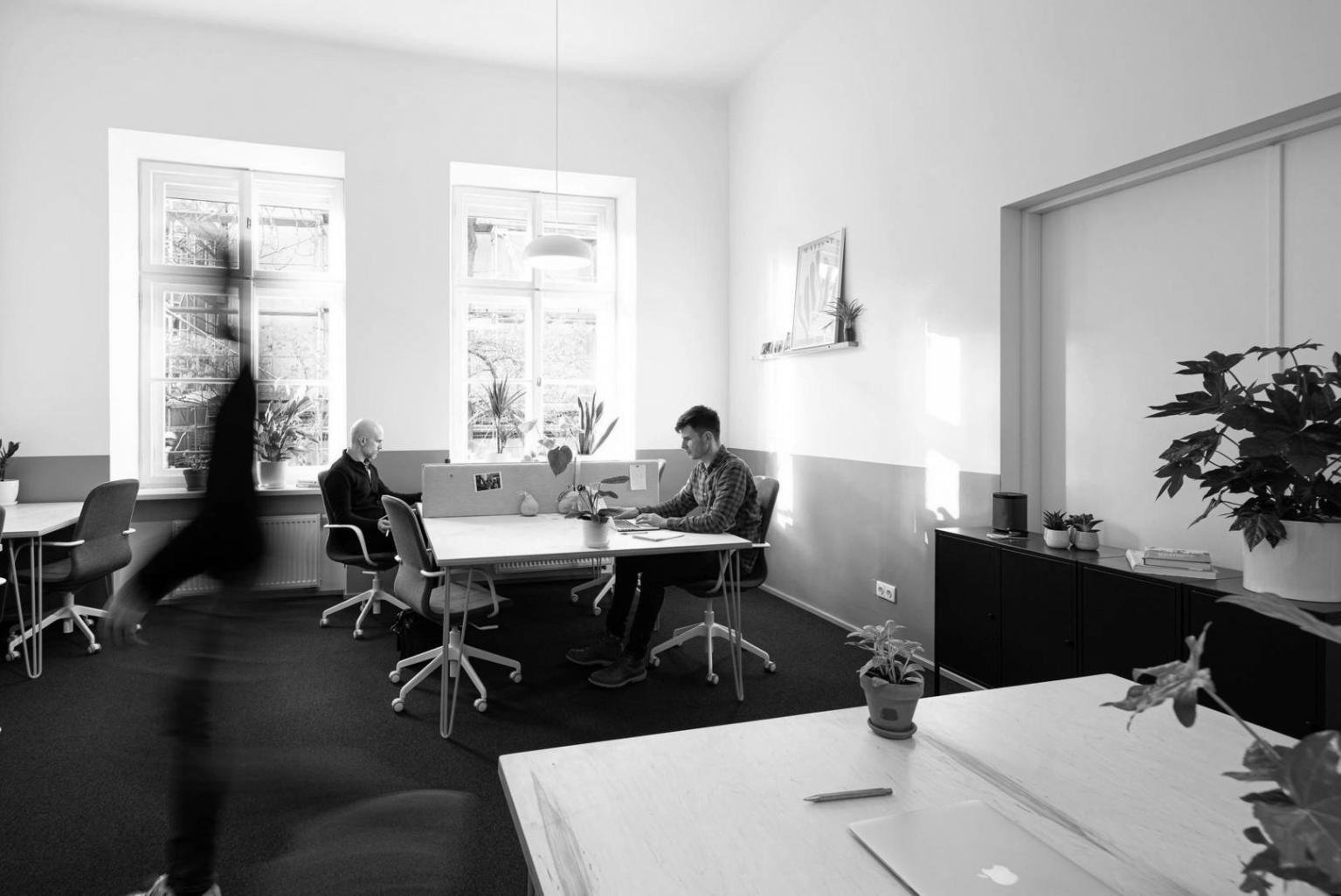 Equipo de análisis trabajando con datos empresariales